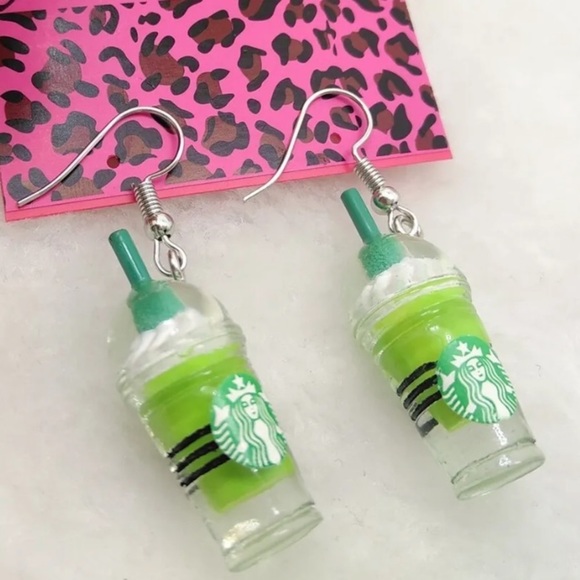 Jewelry - starbucks earrings - green